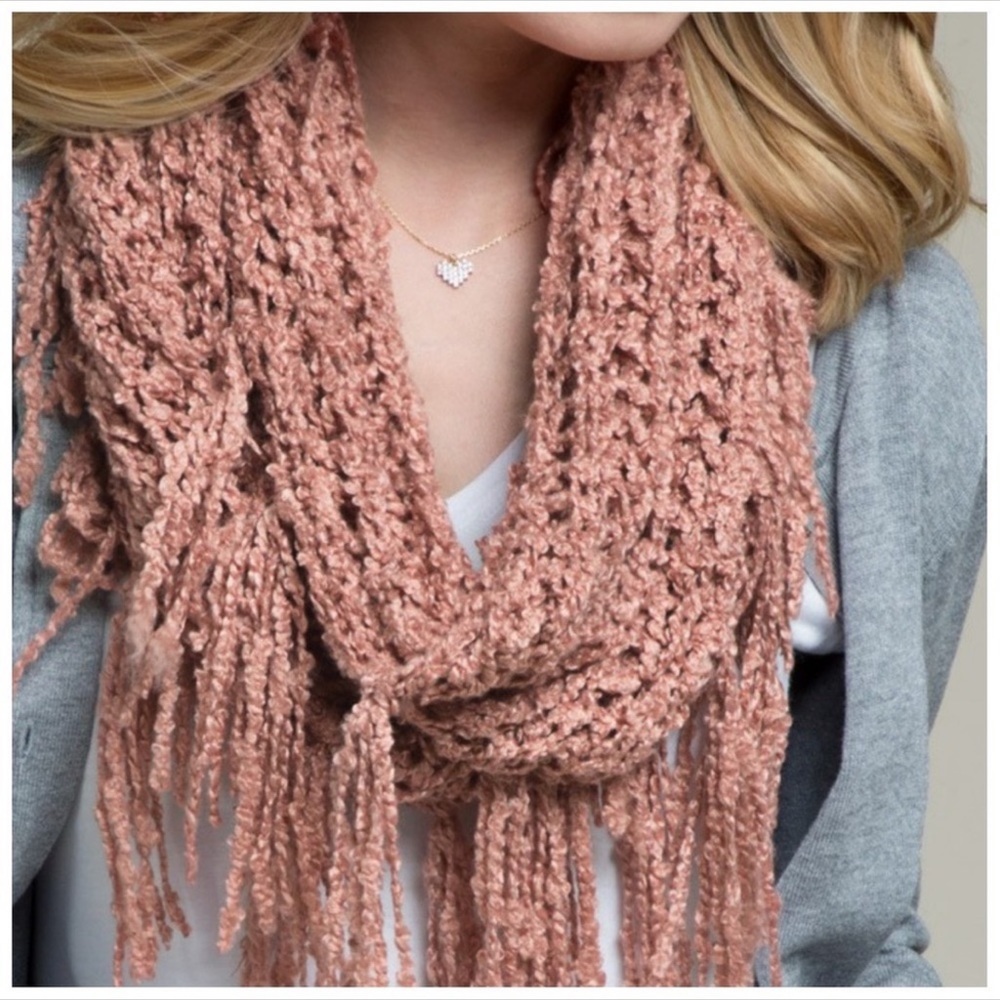 Ultra soft boho fringe scarf